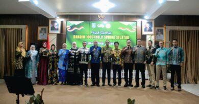 Pisah Sambut Dandim 1003/ Hulu Sungai Selatan serta Ketua Persit Kartika Chandra Kirana Cabang XXVI Dim 1003 Korcab Rem 101 PD XXII/Tambun Bungai