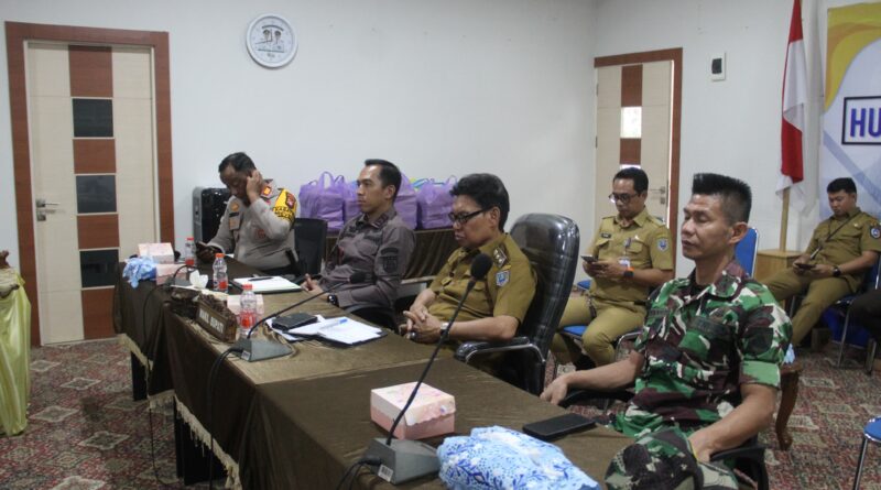 Sinergi Pencegahan Karhutla, Kejaksaan Negeri HSS Ikuti Rakor Virtual Kemenko Polkam